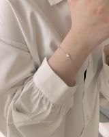 A.piece กำไลเงินแท้ [all silver 925] Heart shell bracelet