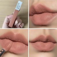 Maybelline superstay matte ink 65 seductress  ที่สุดของลิปนู้ดไม่ติดแมสในยุคนี้