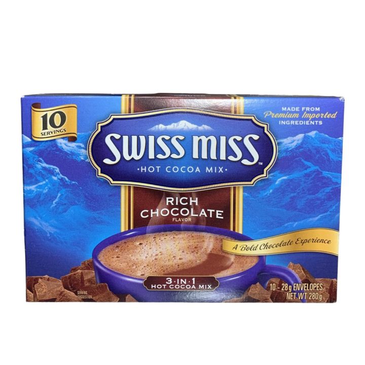 Swiss Miss Rich Chocolate & Dark Chocolate Flavor 10packsx28grams ...