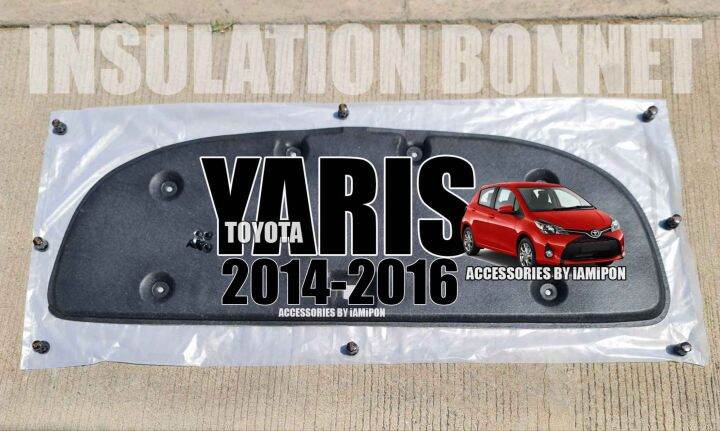 แผ่นฉนวนกันความ-toyota-yaris-2014-2016-ตรงรุ่น-ติดตั้งเองได้เลย