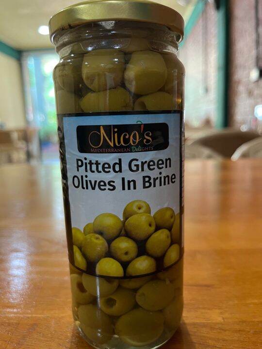 Pitted green olives in Brine Lazada.co.th