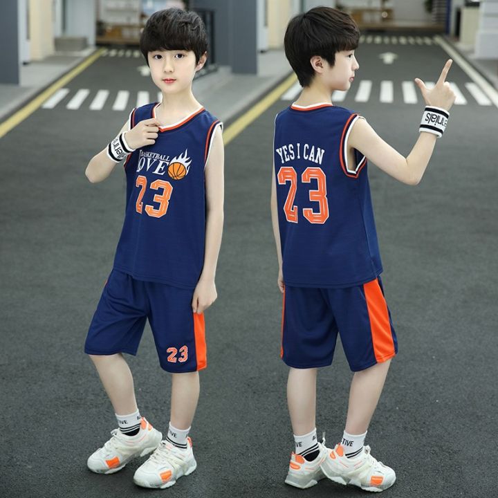 Boys' Basketball Uniform Set Children's Ball Uniform 2021 New Arrival ...