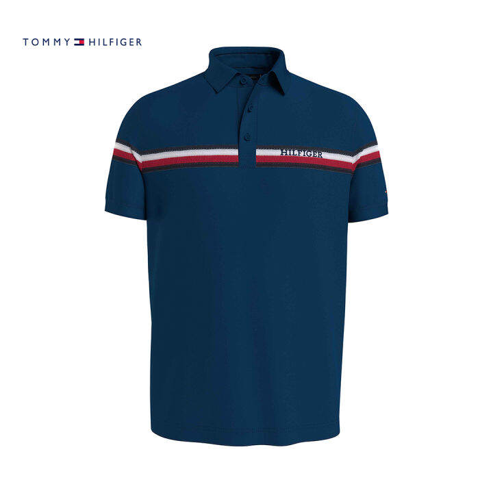 Tommy Hilfiger Mens Wcc Tipped Regular Fit Polo Lazada Ph