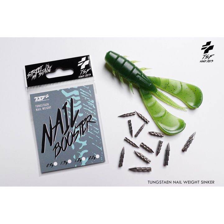 tsf-nail-booster-สำหรับเสียบเพิ่มน้ำหนักเหยื่อยางทุกชนิด-เพิ่มระยะให้ตีเหยื่อไกลขึ้น
