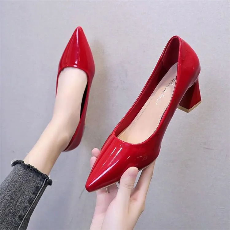 Patent leather hotsell heels for work