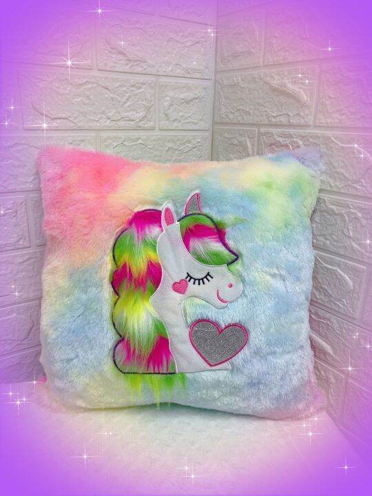 Cartoon Cute Unicorn Soft Pillow Lazada PH