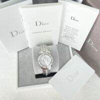 Christian Dior รุ่นChristal C⃨D⃨1⃨1⃨2⃨1⃨1⃨2⃨ Ladies size watch ของแท้