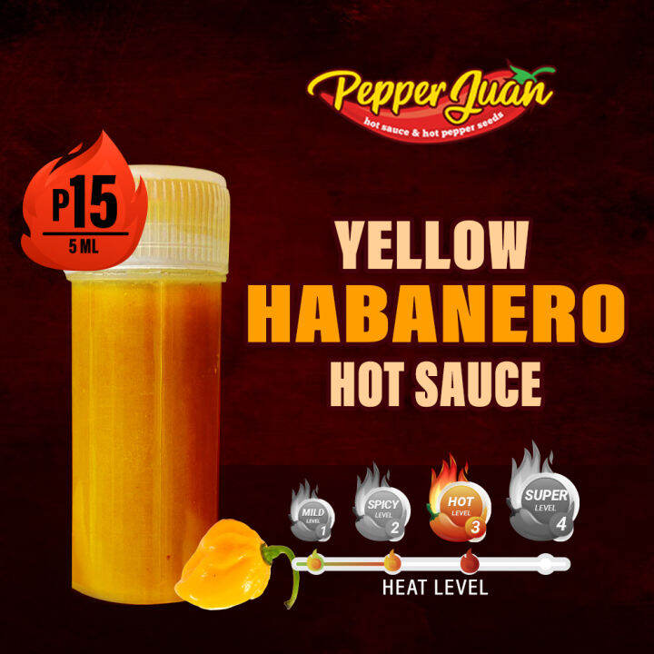 Yellow Habanero Hot Sauce 5ml (Tester) Lazada PH