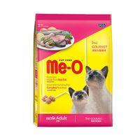 Me-O CAT FOOD รสโกเม่ GOURMET น้ำหนัก 400 G./ถุง หมดอายุ 10/04/2023 ขายลดราคา 2 ถุงเพียง 50 บาท