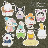 ʕ •ᴥ•ʔ ✿ พร้อมส่ง : เข็มกลัดเซ็ทตัวละครจากซานริโอ้ | Sanrio Characteristic Enamel Brooch Pin Set.