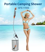 ฝักบัวอาบน้ำกลางแจ้งแบบพกพา(สินค้าจากไทย พร้อมส่ง) Outdoor Portable Shower USB Rechargeable