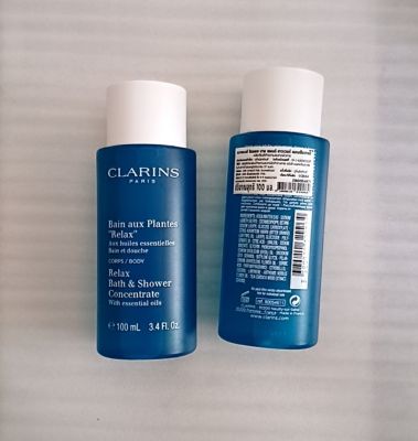 Clarins Relax Bath &amp; Shower Concentrate With Essential Oils   ขนาด 100 ml (1 ชิ้น )