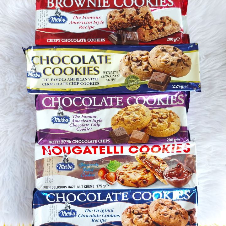 Merba Brownienougatellichocolate Cookies Lazada Ph