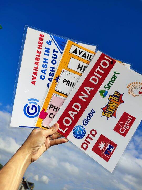 Laminated Signages Lazada Ph Laminated Signages Lazada Ph