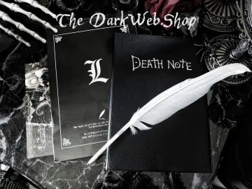 Japanese Anime Notebook + Feather Pen Writing Journal Death Note Costume  Cosplay