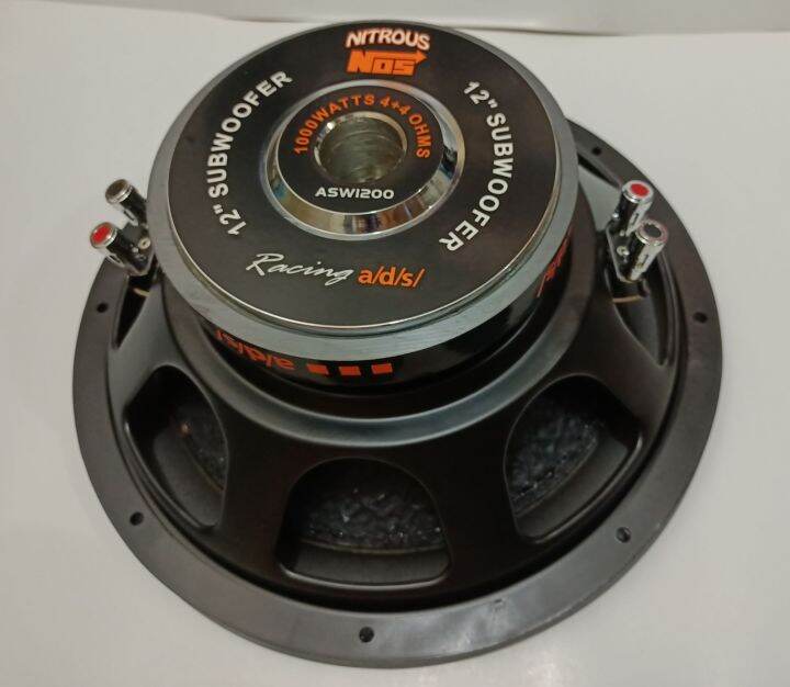 SUBWOOFER ADS ASW1200 SUBWOOFER NOS NITROUS 1000WATTS DAUBLE COIL