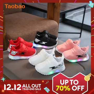 All red hot sale boys shoes