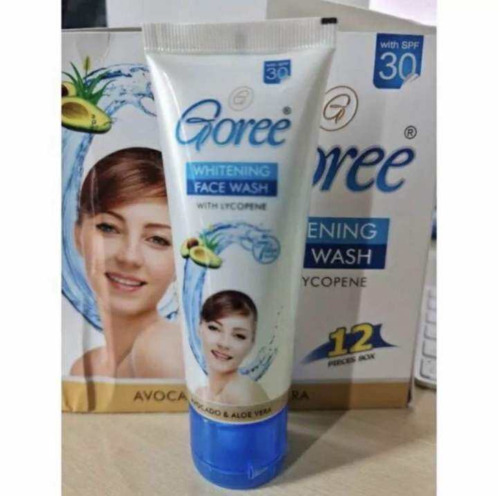 Goree Whitening Face Wash with Lycopene (70 ml) Lazada