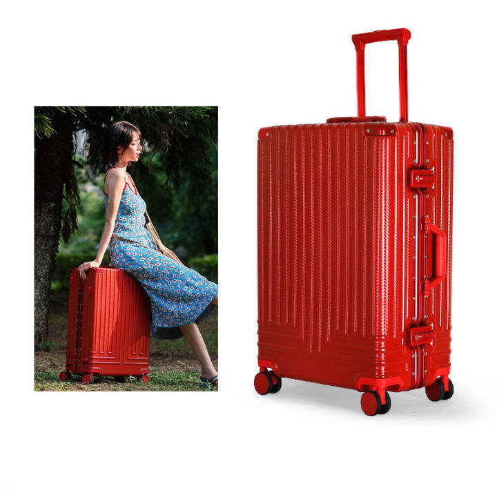 High Quality 26"29 Inch Red Female Aluminum Frame Large Travel PC