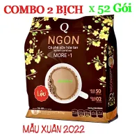 [HCM]COMBO 2 BỊCH CAFE SỮA HÒA TAN 3-1 NGON TRẦN QUANG ( 2 BỊCH x 104KG = 104 GÓI DÀI x 20G ) DATE 2023