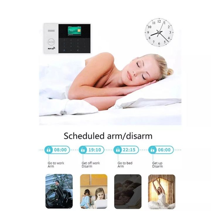 สัญญาณกันขโมยบ้าน-แจ้งเตือนผ่านแอป-gsm-alarm-system-smart-home