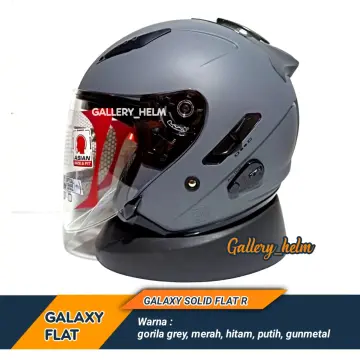 Jual Helm KYT Galaxy Slide Solid - Black Matt - Kab. Demak