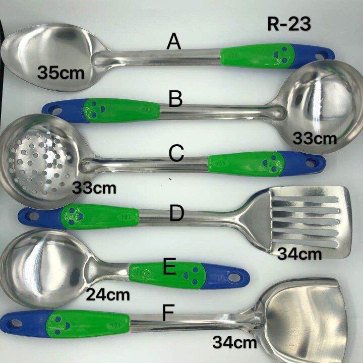 Kitchen Spoon Set Kitchen tool Heat Resistant Satinless Steel per piece