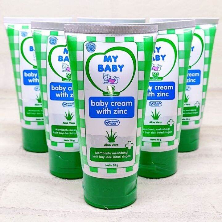 My Baby Cream With Zinc 50 gr Krim Untuk Iritasi Kulit Bayi | Lazada ...