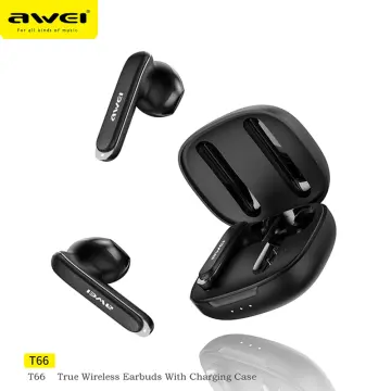 AWEI T66 T61 T62 TWS Earbuds bluetooth Earphone Dual Mic ENC