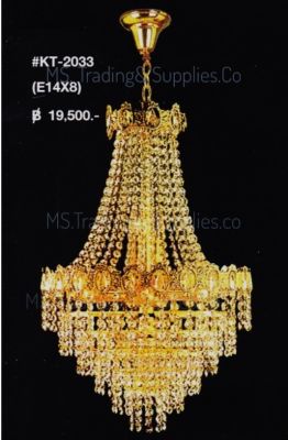 KT-2033โคมไฟระย้า Pendants Lamp Chandeliers Lightโคมห้อยต่างประเทศ (คริสตัลแท้) Foreign Pendant Lamp (Genuine Crystal)