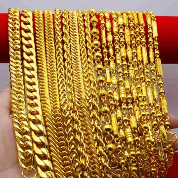 Gold necklace hot sale design men