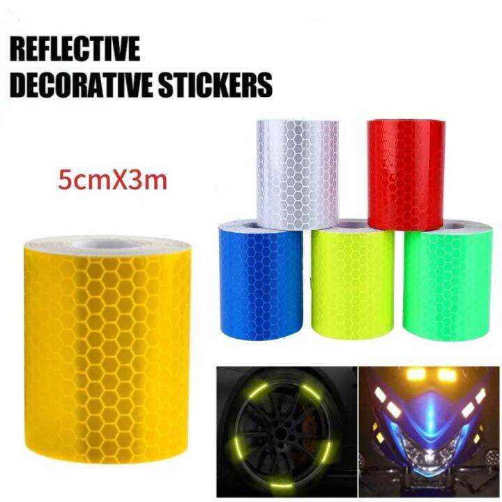 Reflective Warning Tape 5cm*30m Car Reflective Tape Safety Warning Car