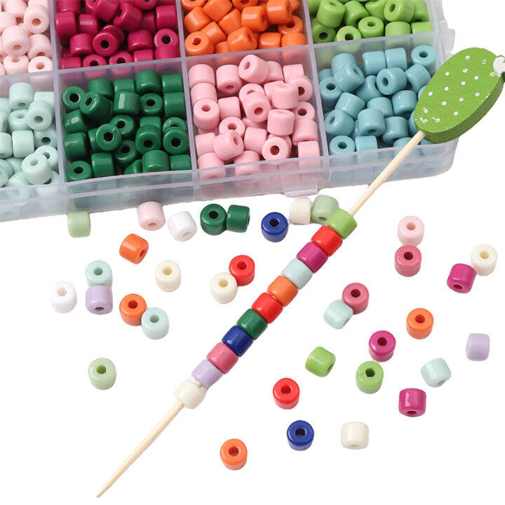  3500pcs Bracelet Making Kit, 48 Colors Pony Beads Set