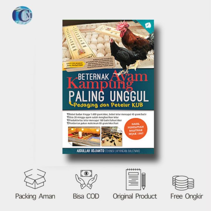 Buku Beternak Ayam Kampung Paling Unggul Pedaging & Petelur KUB ...