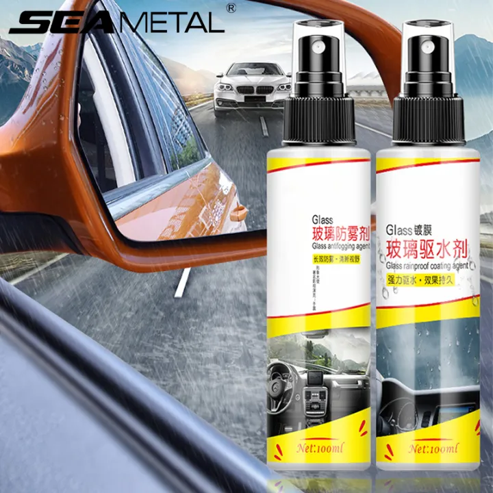 SEAMETAL Car Glass Anti Rain Spray Auto Windshield Defogging Agent Car