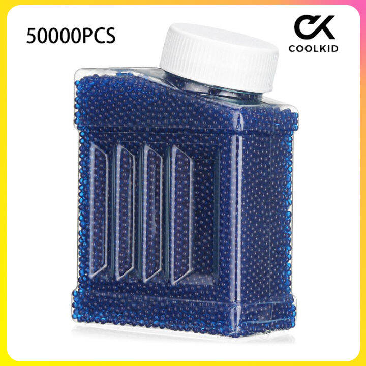 （COOLKID）50000pcs Gel Beads Blaster Ammo Splat Gun Gel Balls Refill Gel