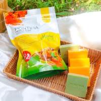 (พร้อมส่ง) PONTINA HERBAL SOAP สบู่สมุนไพรพรทิน่า สบู่พรทิน่า (1 ห่อ 5 ก้อน)