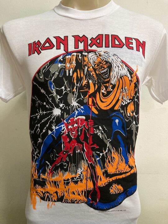 เสื้อวง-ironmaiden-สไตล์วินเทจ