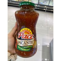 Picante Sauce Mild ( Pace Brand ) 680 G. ซอสสำหรับจิ้ม ผสม พริกจาลาปิโน ชนิดเผ็ดน้อย ( ตรา พาเซ )