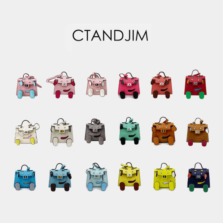 Ctandjim Small World Top Layer Leather Fine Stainless Steel Hardware