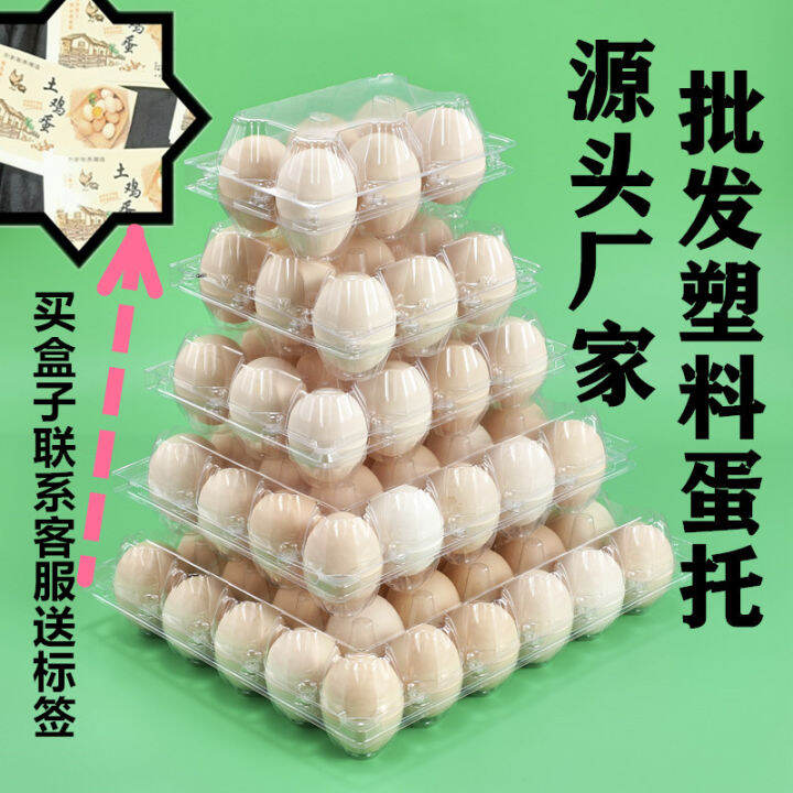 Transparent Disposable Plastic Egg Tray Manufacturer Native Egg Packing Box Duck Egg Tray Box