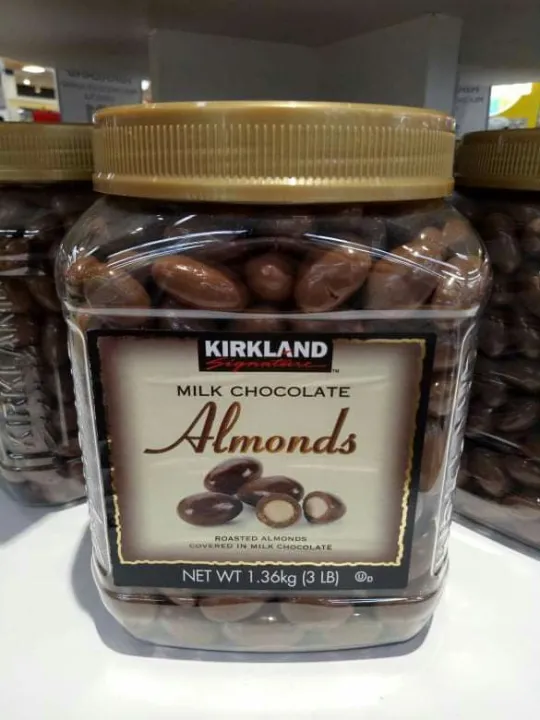 KIRKLAND Milk Chocolate Almonds 1.36kg(3lbs) Lazada PH