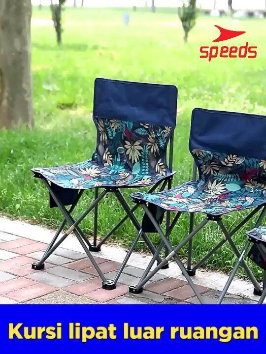 SPEEDS Kursi Lipat Memancing Dan Camping Kursi Lipat Outdoor Kursi ...