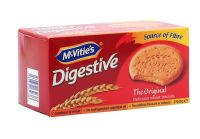 Mcvities Digestive 250g ORIGNAL แมคไวตี้ส์ไดเจสทีฟบิสกิตข้าวสาลี 250กรัม