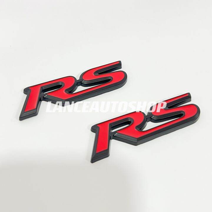 RS Logo Medium Size RS Metal Emblem Logo Sticker L-3013 | Lazada PH