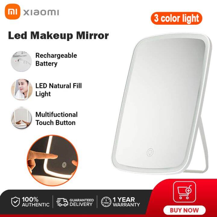 Xiaomi Mijia LED Makeup Mirror with Light Touch Switch Control Natural