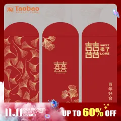 xiaxaixu Red Envelope, Letters Print Lucky Money Red Packets