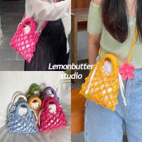 Summer bag handmade กระเป๋าถักสไตล์เกาหลี น่ารักมากกกก