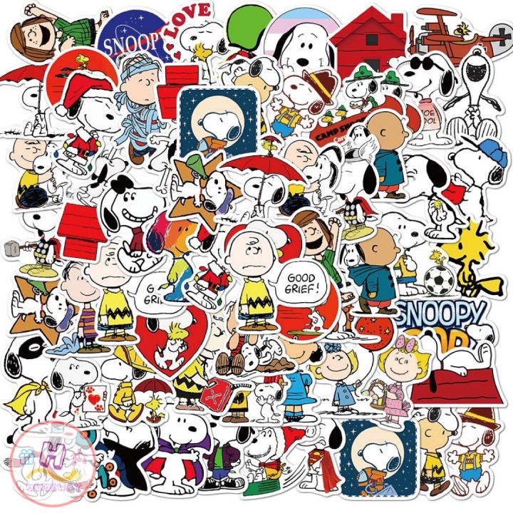 sticker-สติ๊กเกอร์-snoopy-h-10-สนู้ปปี้-50ชิ้น-ตกแต่ง-สนู๊ป-สนุปปี้-สะนูปปี้-snoopy-สนูป-สะนู-สนูบ-สนู-สนุบ-สนุป-ปี้-รถ