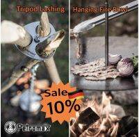 ชุดกระทะBBQแขวนพร้อมที่แขวน Hanging Fire Bowl and Tripod lasing Set